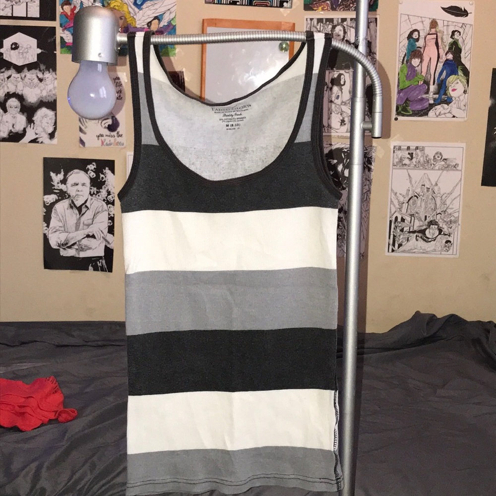 Three light weight solid sleeveless tees